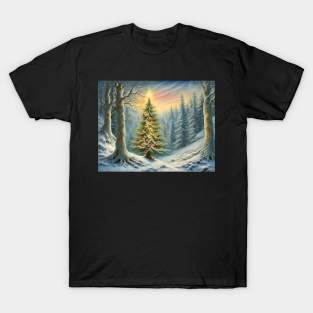 Christmas Tree in  a forest T-Shirt